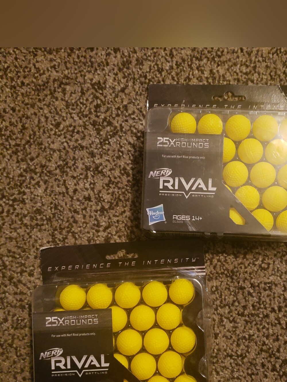 Nerf Rival Yellow Precision Foam Rounds - Twin Packs